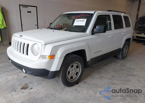 2012 Jeep Patriot Sport из США, поврежденный, VIN 1C4NJPBA8CD610534